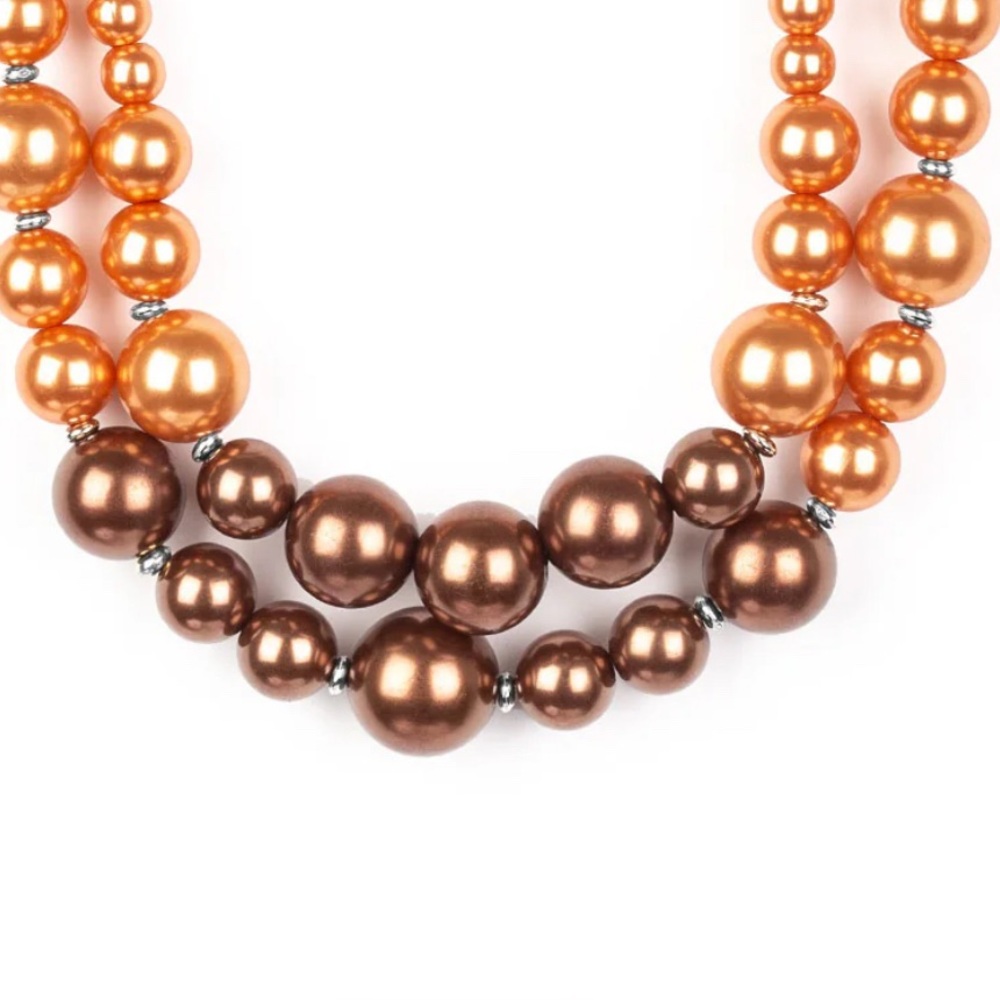 PAPARAZZI THE MORE THE MODEST MULTI NECKLACE & EARRINGS - Picture 4 of 4